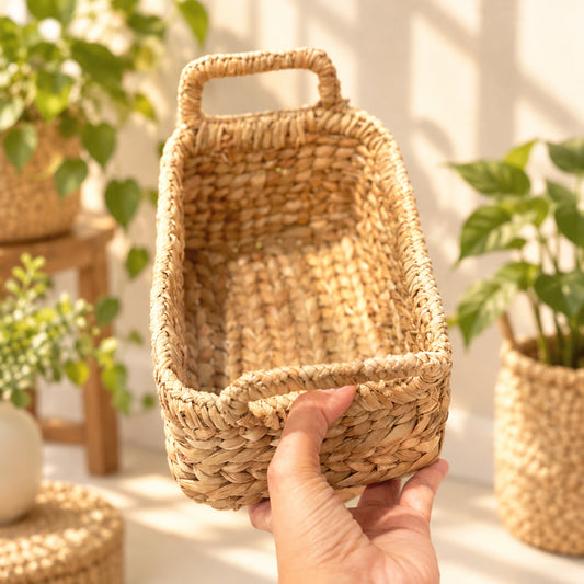 Bulrush Reed Grass Organizer|Natural|2x8x5 inches
