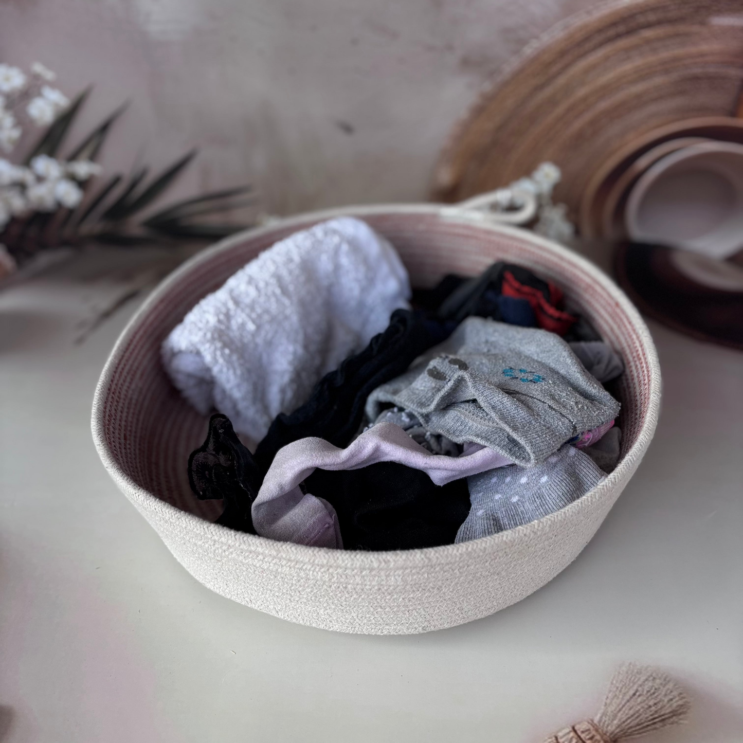 Cotton Rope Nesting Basket- Set Of 3