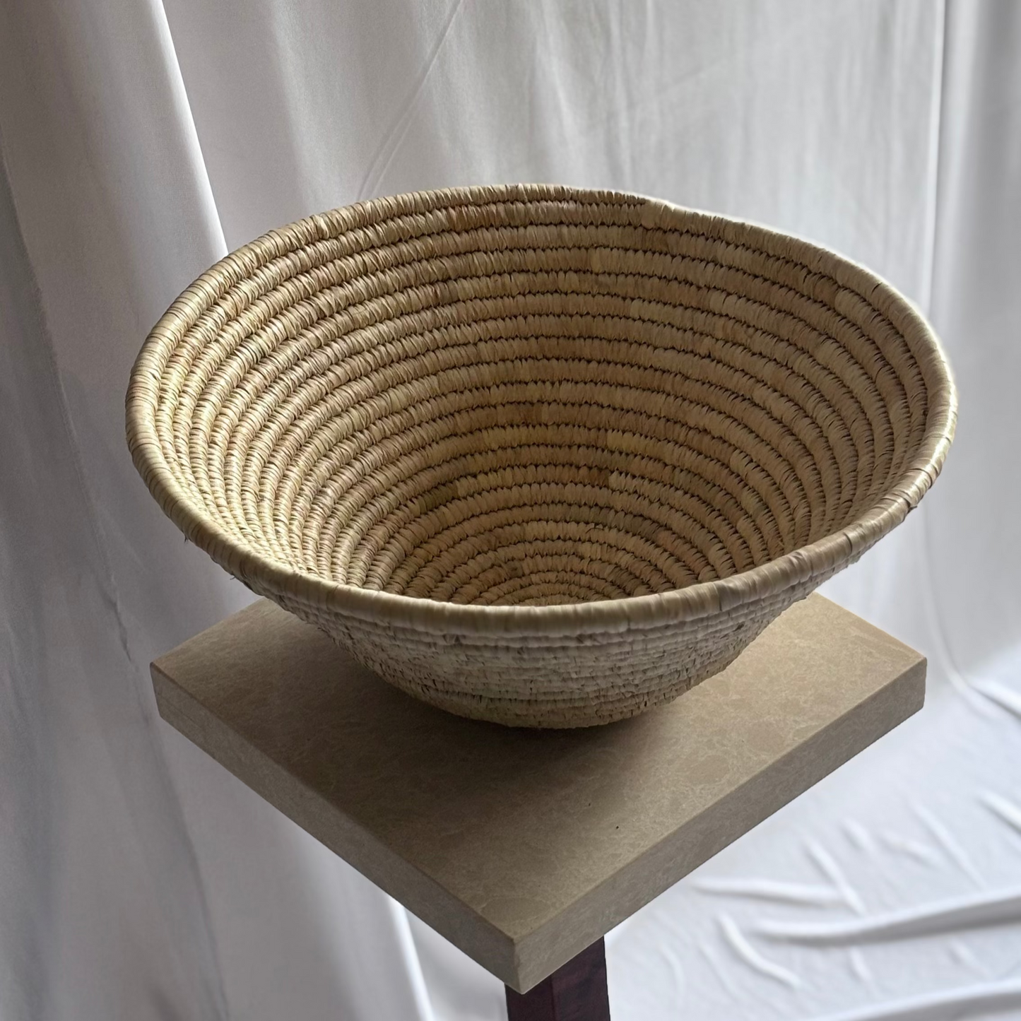 Sabai Grass and Palm Bowl | Natural | 8x2.5 inches