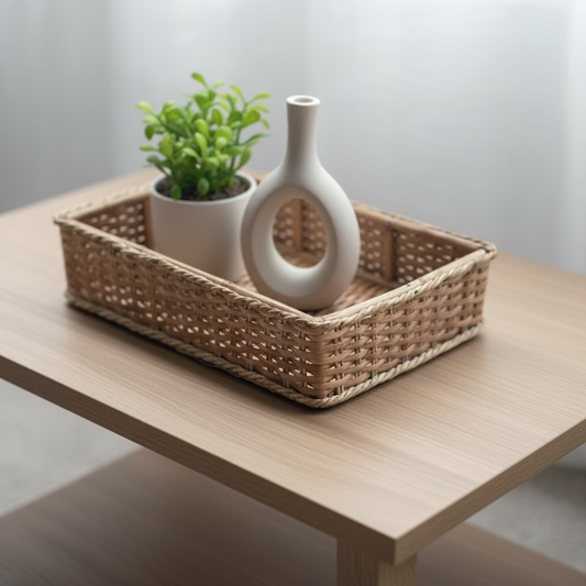 Cane Tray Rectangular