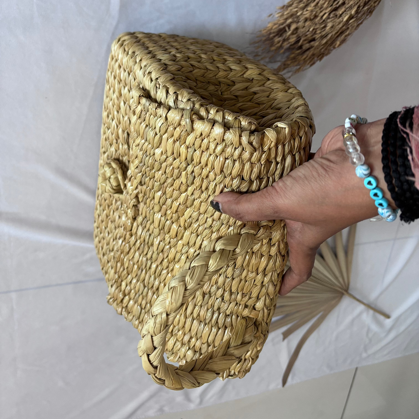 Seagrass Sage Handbag- 10"