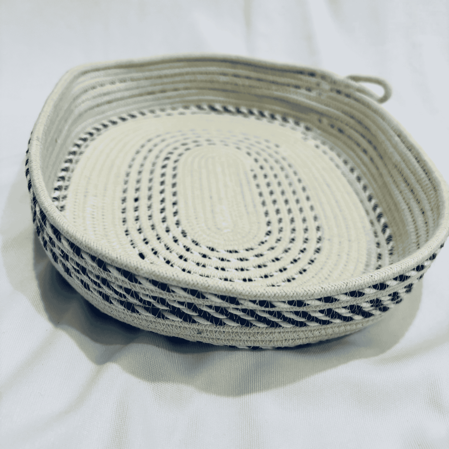 Cotton Rope Oval Base Tray