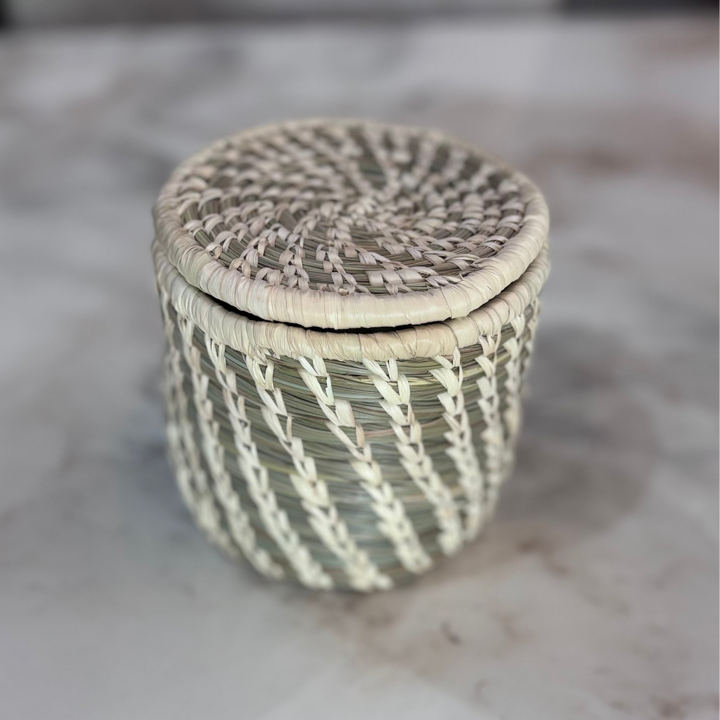 Natural Fiber 6-Coasters, with Box