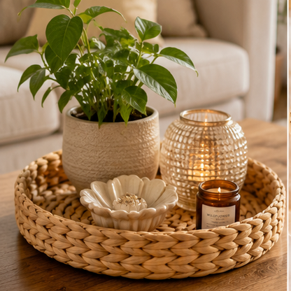 banana fiber serving tray