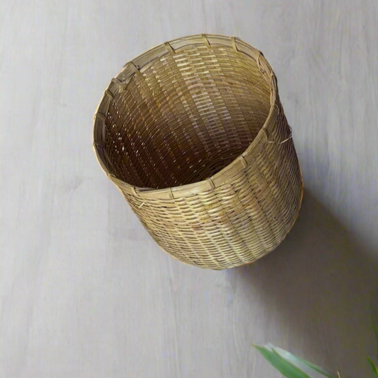 Bamboo Basket 9"- Natural