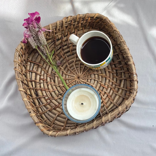 Rattan Square Tray