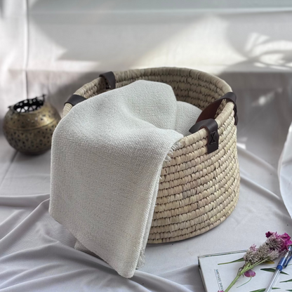 Natural Fiber Noor Basket- 12"
