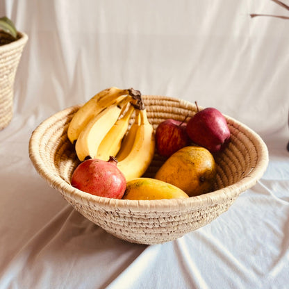 Palm Leaf Bowl Basket