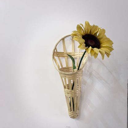 Bamboo Wall Vase