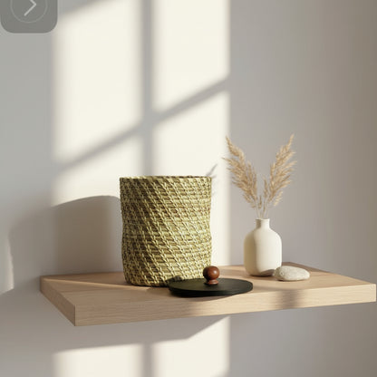 Handcrafted Box with Wooden Lid-10"