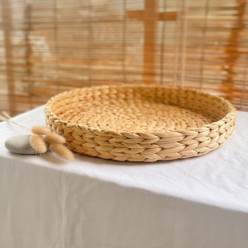 Banana Fiber Serving Tray for Kitchen & Home Decor