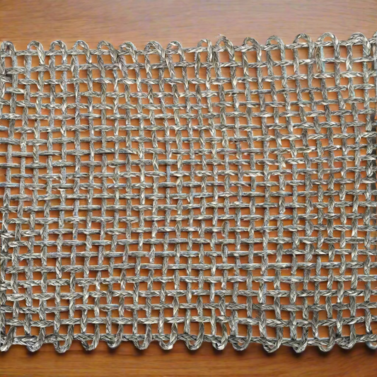 Handmade Sabai Grass Set Of 2 Mesh Placemat- Natural