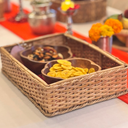 Cane Tray Rectangular