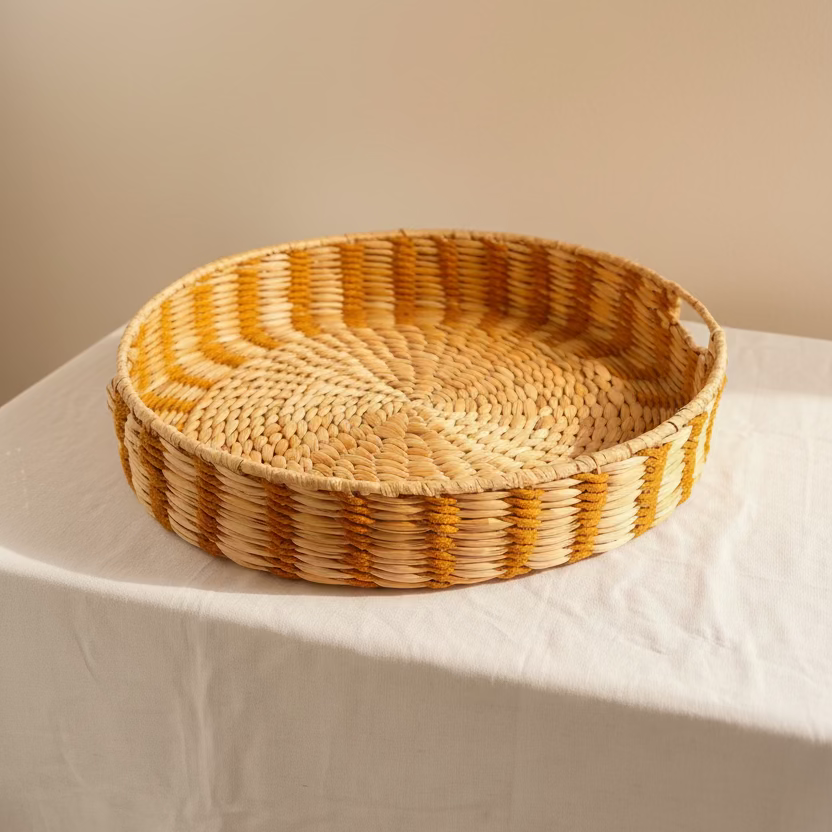 Banana Fiber Utility Tray for Dining, Home Organisation & Styling