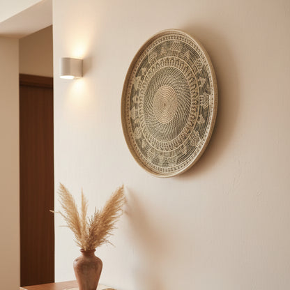 Sabai grass wall plate | Natural | 24 inches