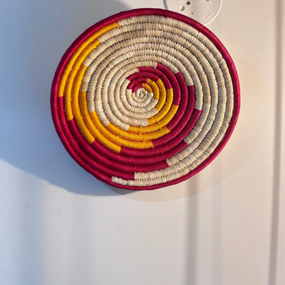 Handcrafted Sabai Grass Sunkissed Wall Basket- Set of 3