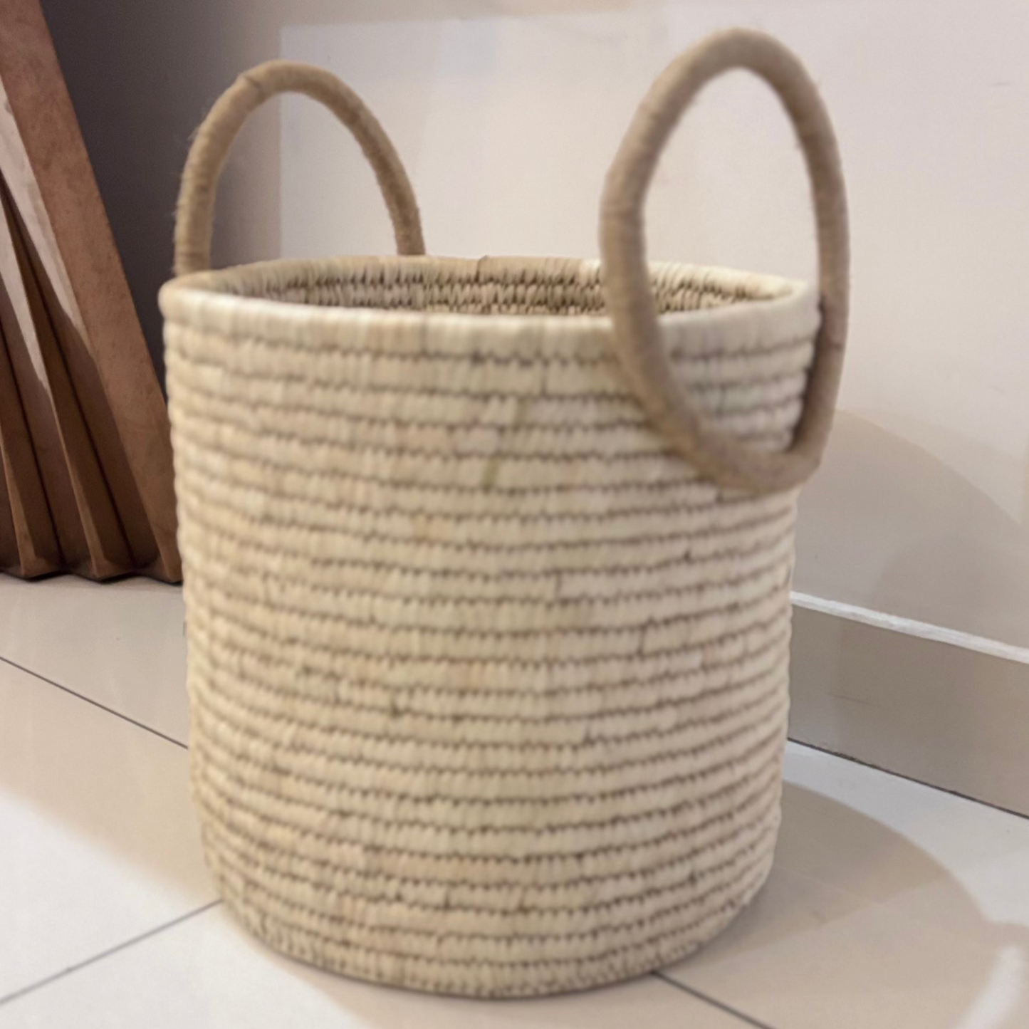 Natural Fiber Basket 14"x10"