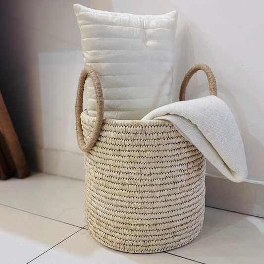 Natural Fiber Basket 14"x10"