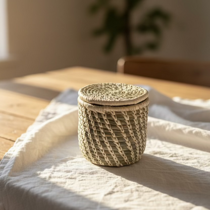 Natural Fiber Whirl Coasters- Set of 6