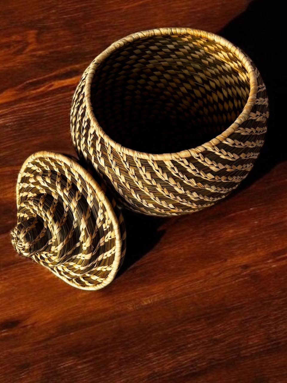 Handwoven Natural Fiber Case
