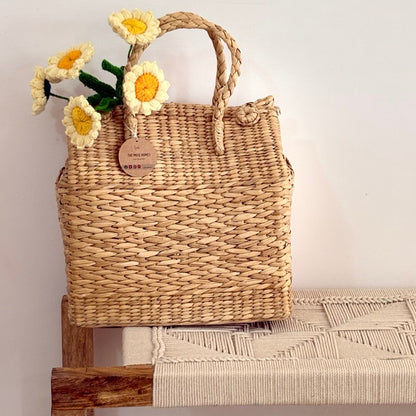 Seagrass Sage Picnic Bag- 14"