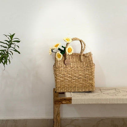 Seagrass Sage Picnic Bag- 14"