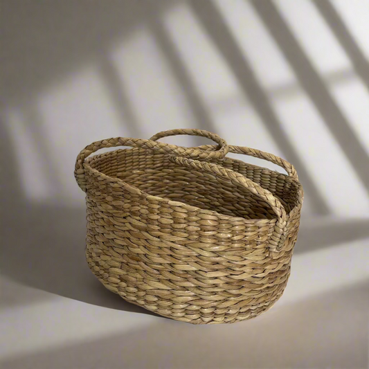 Seagrass Round Basket 12"
