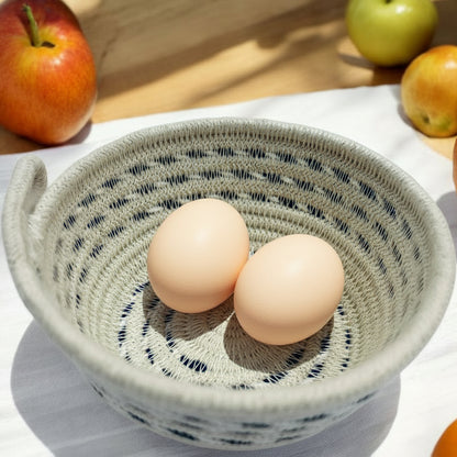 Cotton Rope Trinket Bowl- Set Of 2