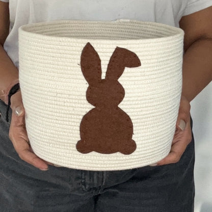 Cotton Rope Rabbit Basket