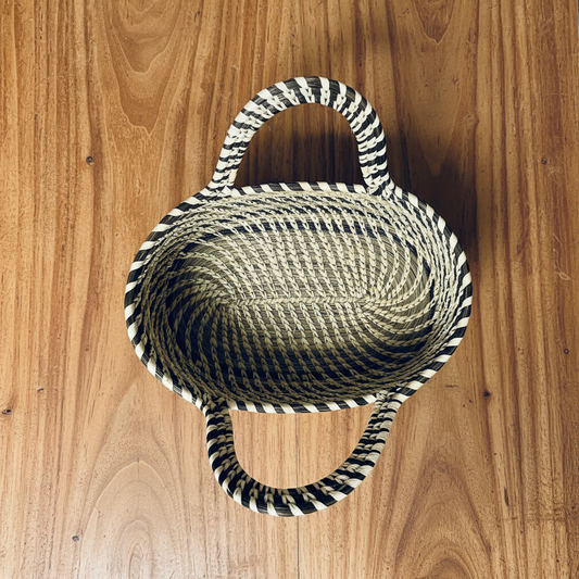 Sabai Grass Basket Organizer | Natural | 11x6x5 inches