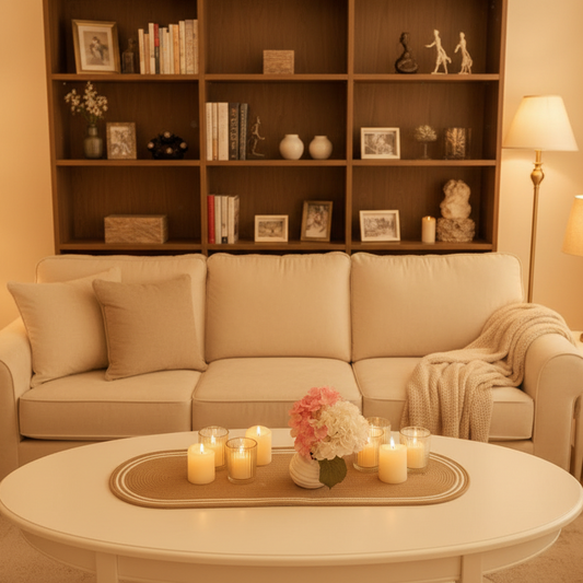 Cotton Rope Runner| White and Beige | 49x13 inches