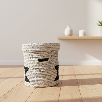 Natural Fiber Dune Basket- 12"