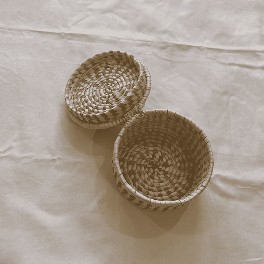Sabai Grass Thread Box| 6x3 inches |Set of 3