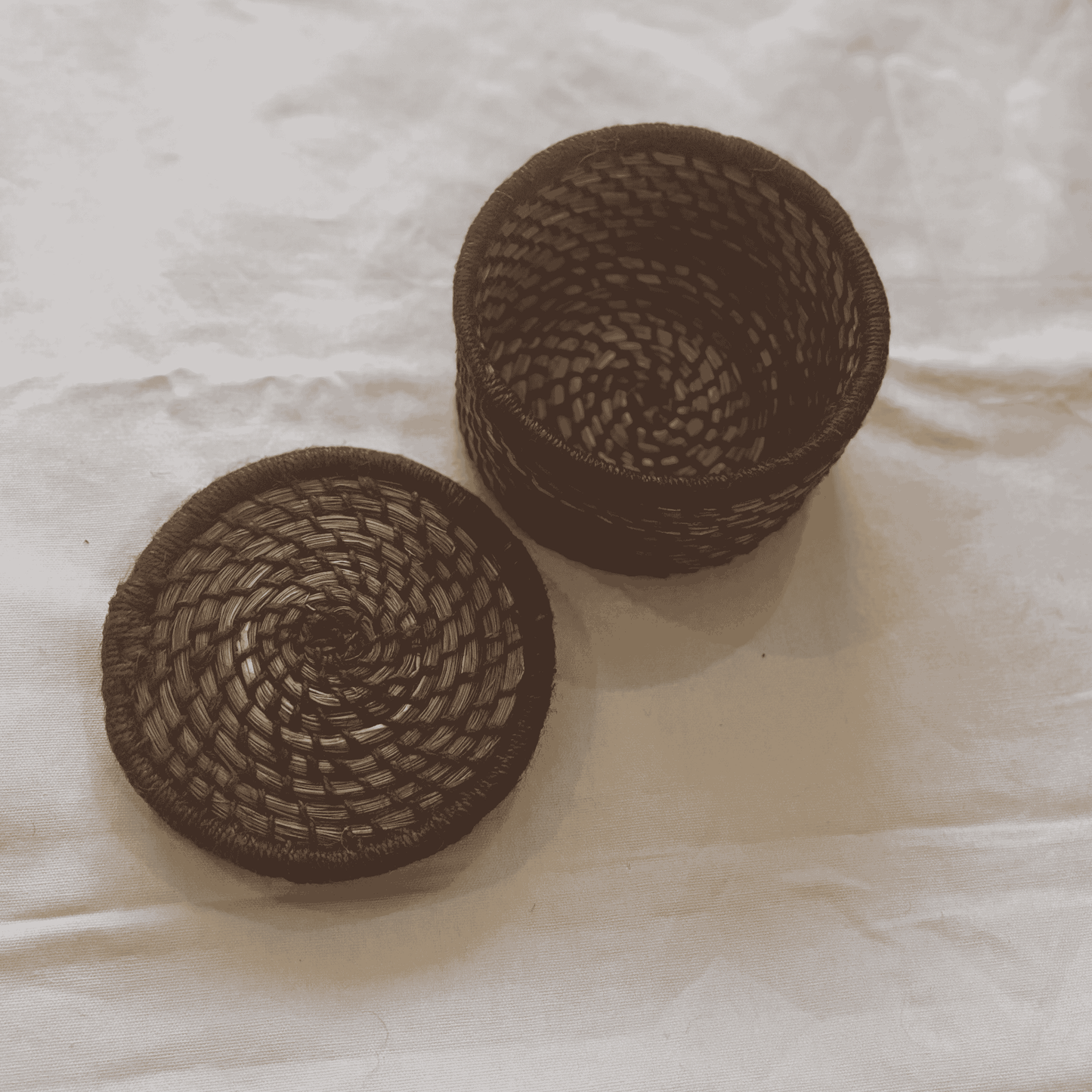 Sabai Grass Thread Box| 6x3 inches |Set of 3