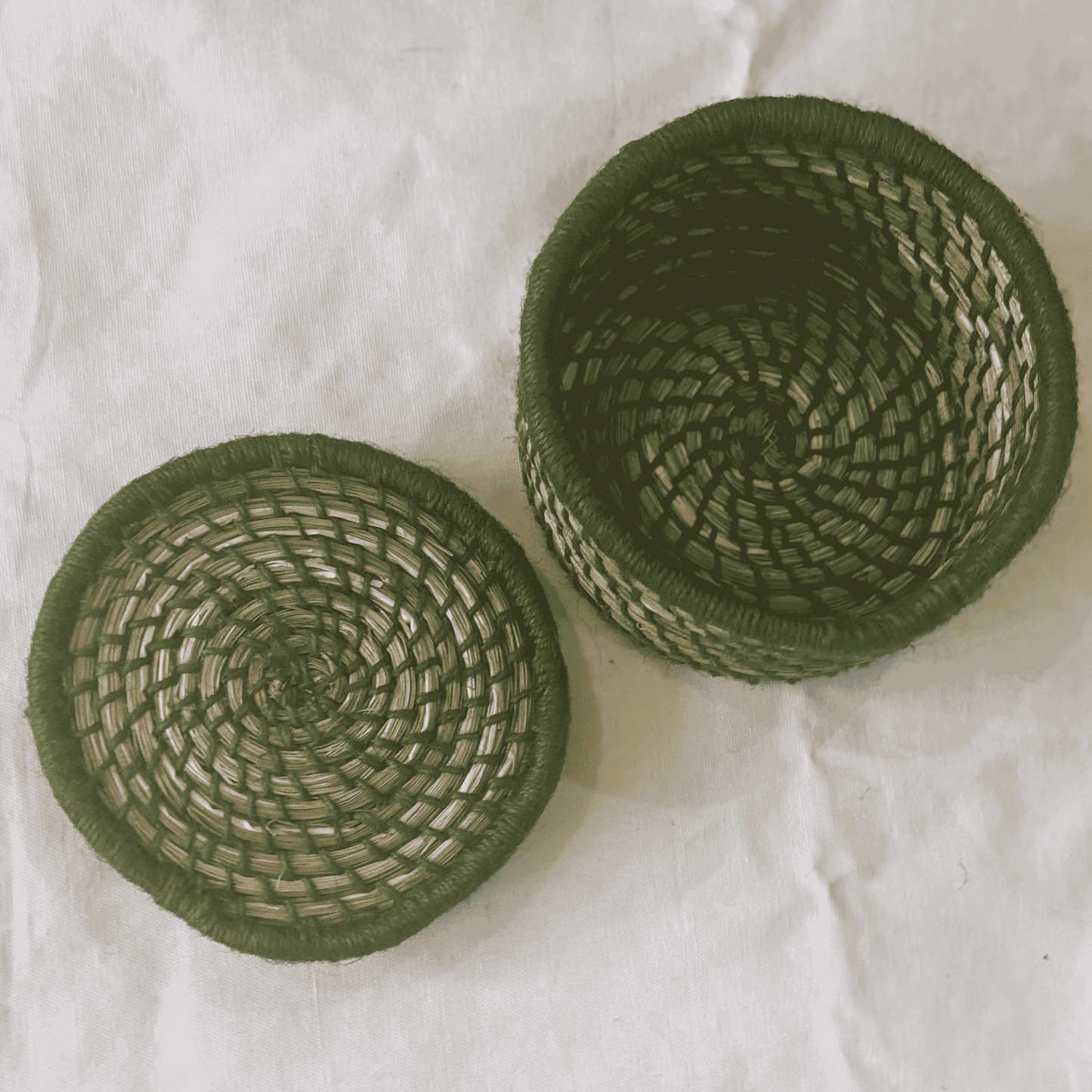 Sabai Grass Thread Box| 6x3 inches |Set of 3