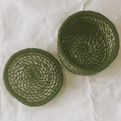 Sabai Grass Thread Box| 6x3 inches |Set of 3