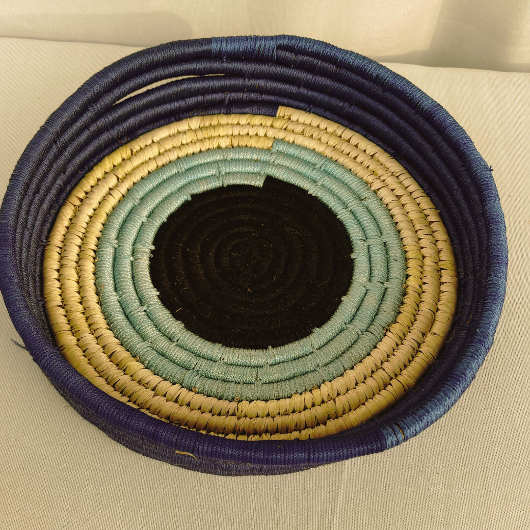 Sabai Grass Evil Eye Basket