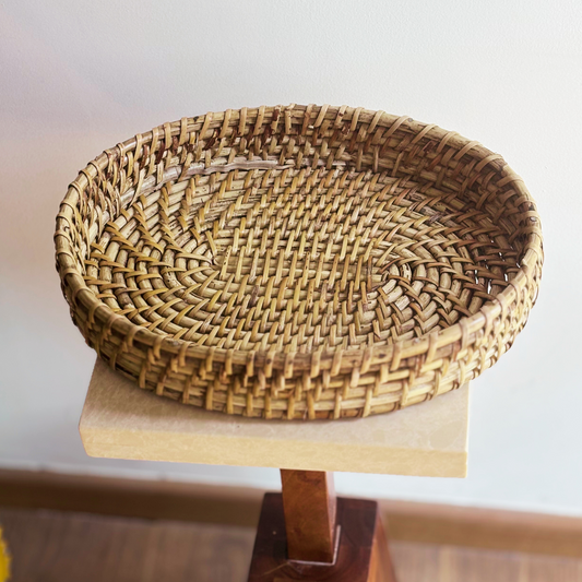 Rattan Oval Tray