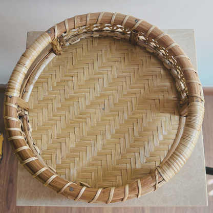 Cane Tray Round