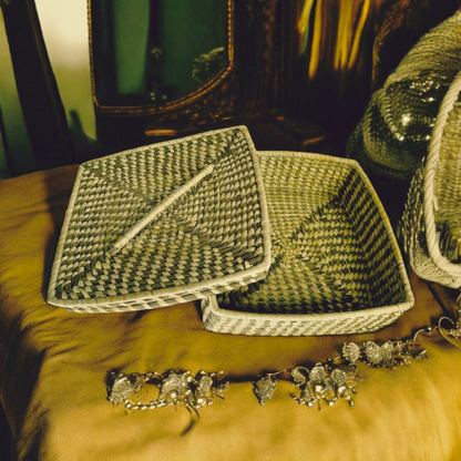 Handwoven Natural Fiber Organizer