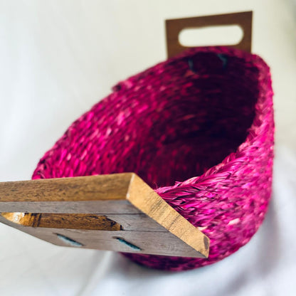 Natural Fiber Bread Basket